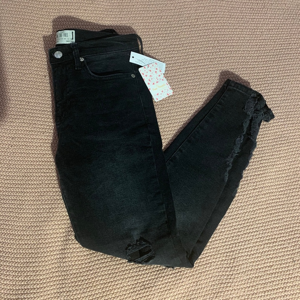 Free People Black Jeans - Picture 2 of 5
